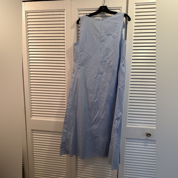 DMN Paris Striped Maxi Dress with Tie - Picture 4 of 6